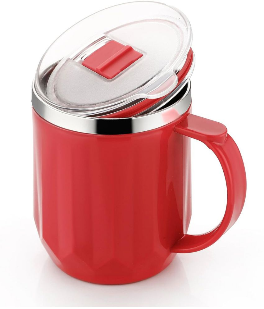     			Apex Apex Trendy Mug 400 Solid Steel Coffee Mug 400 mL ( Pack of 1 )