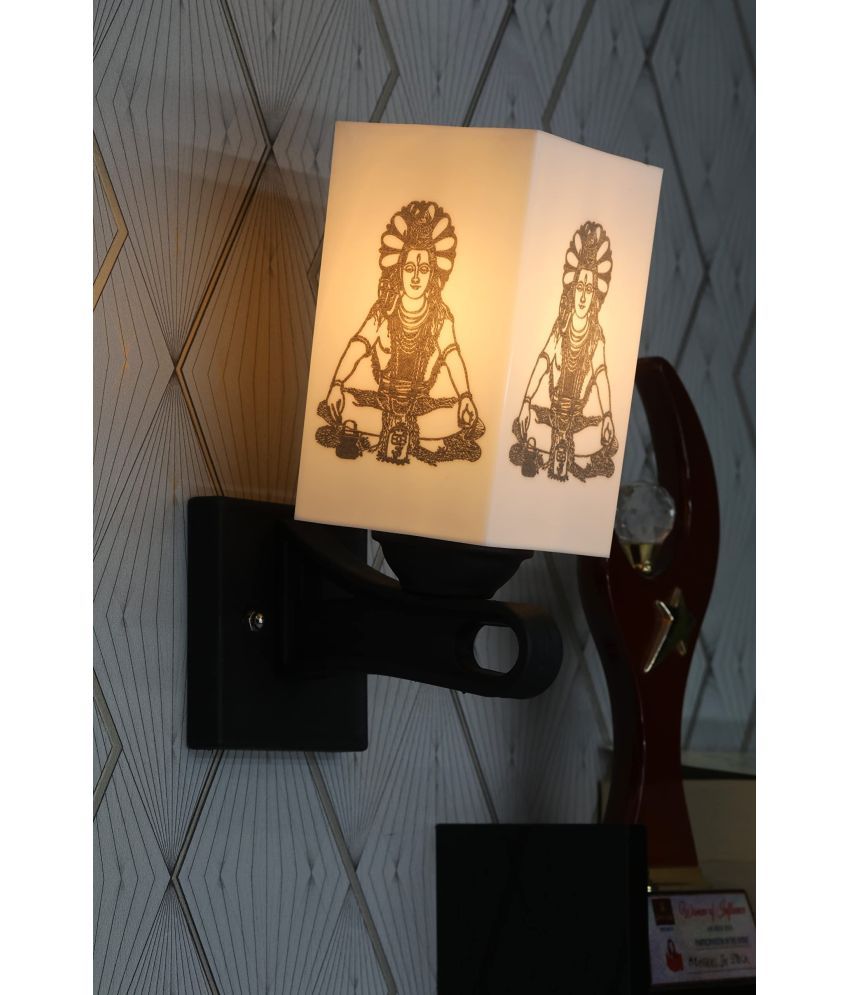     			AFAST Black Up Light Wall Lamp ( Pack of 1 )