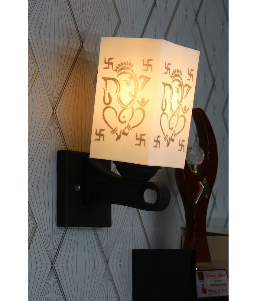     			AFAST Black Up Light Wall Lamp ( Pack of 1 )