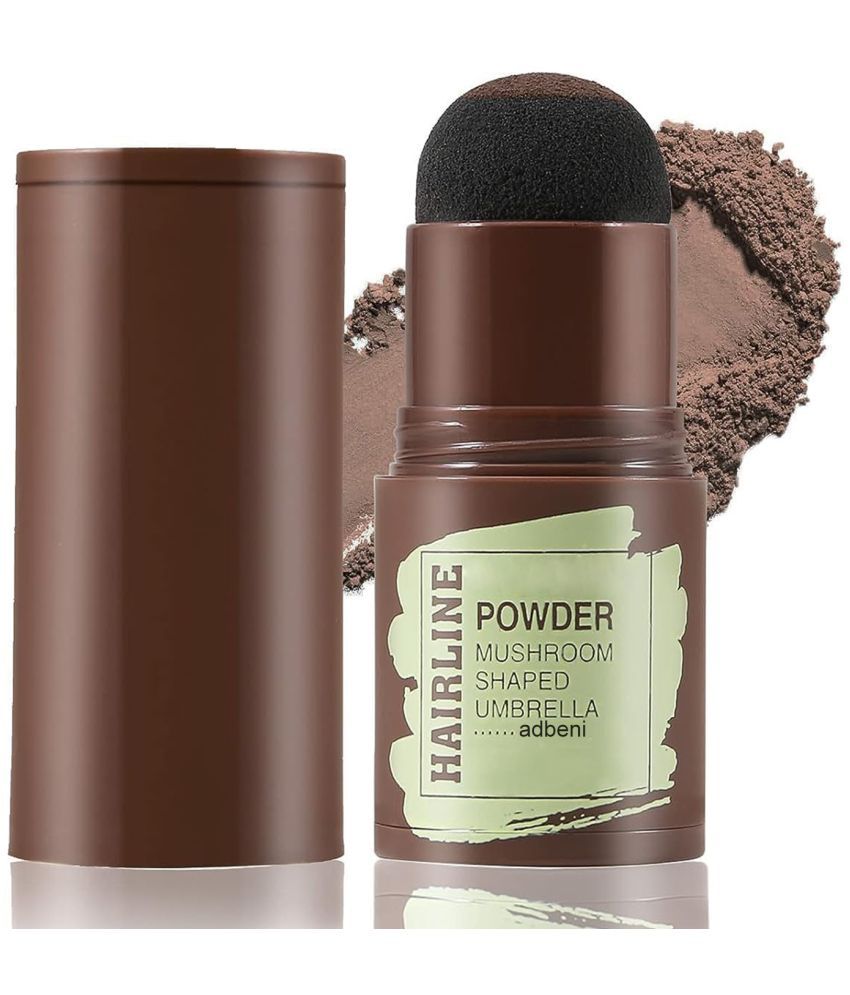     			Adbeni Natural Hairline Powder, Hair Shading Sponge Pen, Hair & Eyebrow Stamp Brow Stick Light Brown Brown 15 g