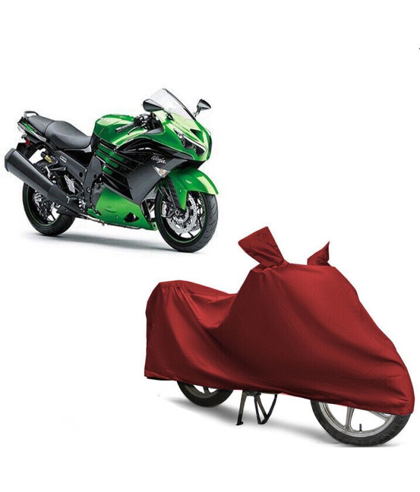     			EGAL Bike Body Cover for Kawasaki 112_Ninja ZX 14R BS6 ( Pack of 1 ) , Maroon