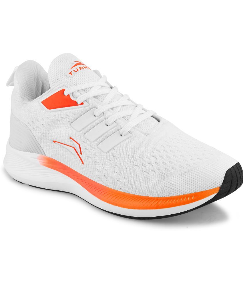     			Turnx Sports Hammer_White-Orange Orange Men's Sports Running Shoes