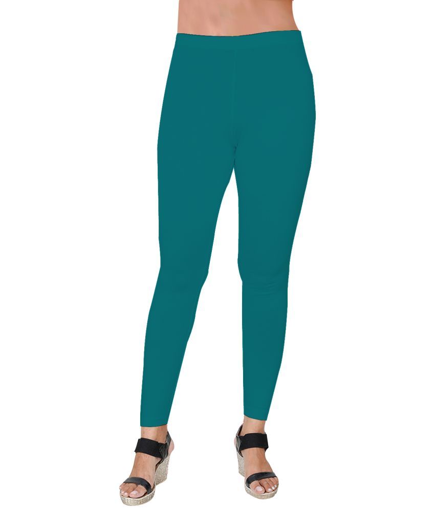     			LW FASHION CLUB Pack of 1 Cotton Women's Leggings ( Sea Green )