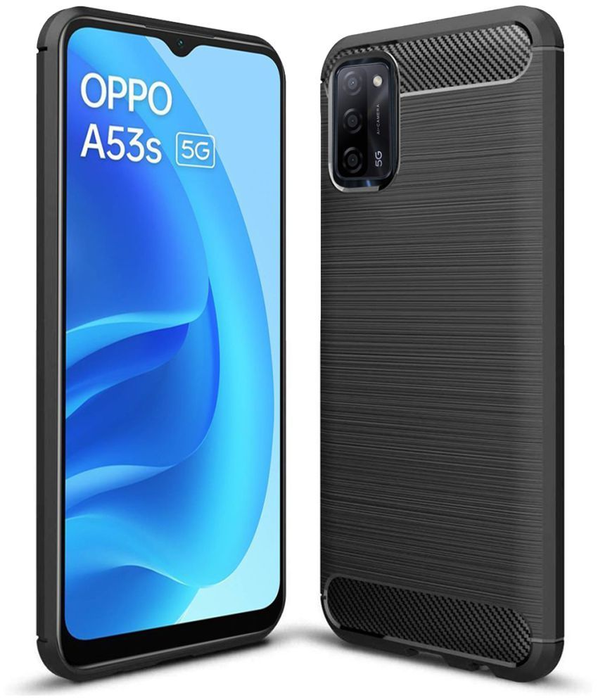     			Fashionury Black Hybrid Covers For Oppo A53s -