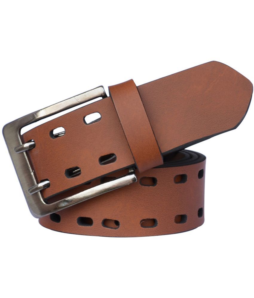     			Loopa - Brown PU Men's Casual Belt ( Pack of 1 )