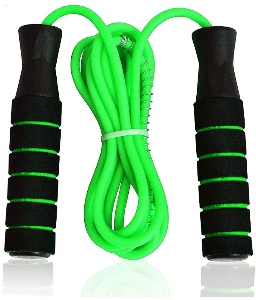 Aurion 1313 Skipping Rope for Men, Women and Children - Jump Rope for Exercise Workout and Weight Loss (Green)
