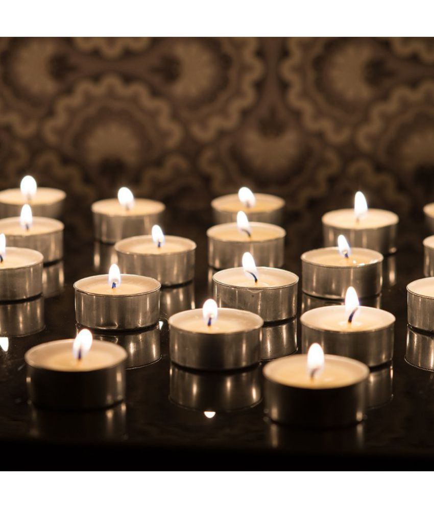God Gift Arts White Wax Tea Light - Pack of 50: Buy God Gift Arts White Wax  Tea Light - Pack of 50 at Best Price in India on Snapdeal