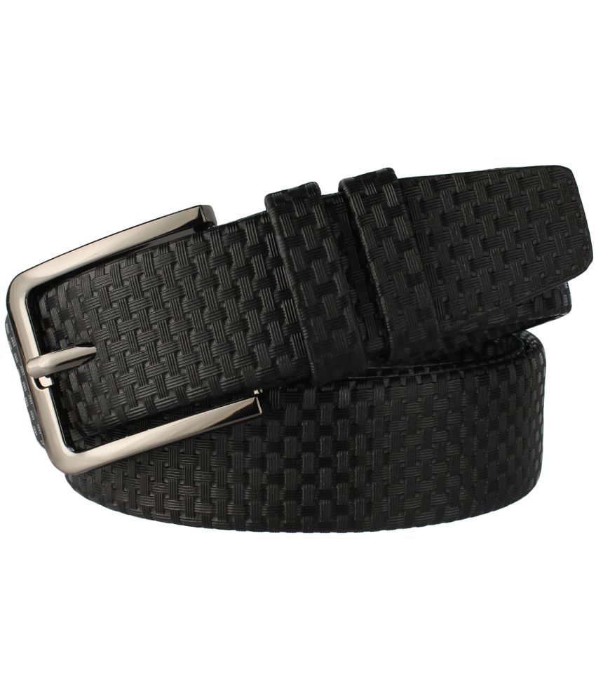     			Loopa Black PU Formal Belt Pack of 1