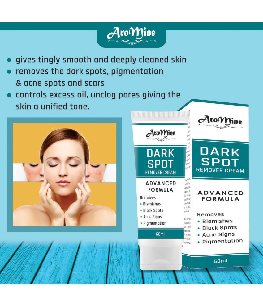     			Aromine Dark Spot Remover Cream | Pimple Marks | Acne Scars -60ml Day Cream 50 ml