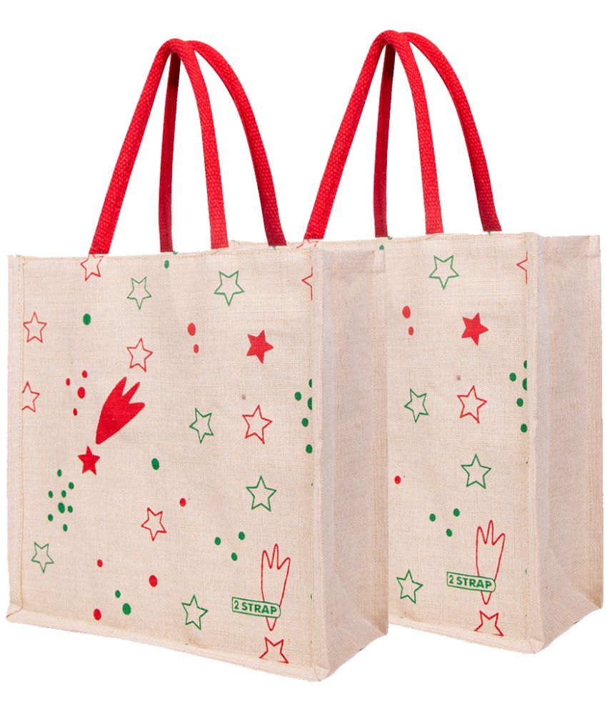     			ENSAC Red Lunch Bags - 2 Pcs