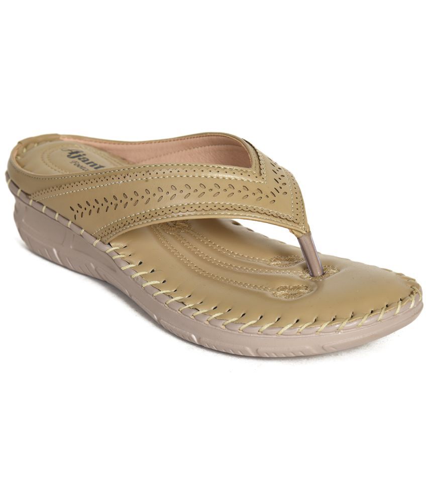     			Ajanta Beige Flats