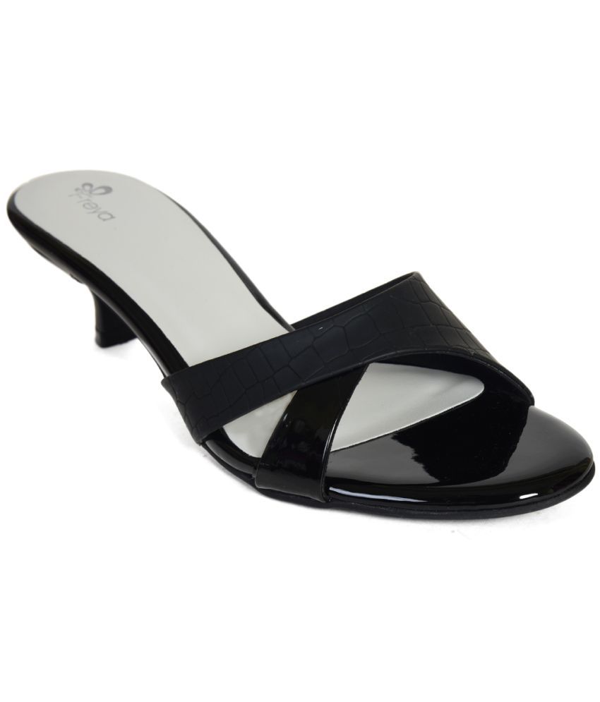     			Ajanta - Black Women's Slip On Heels