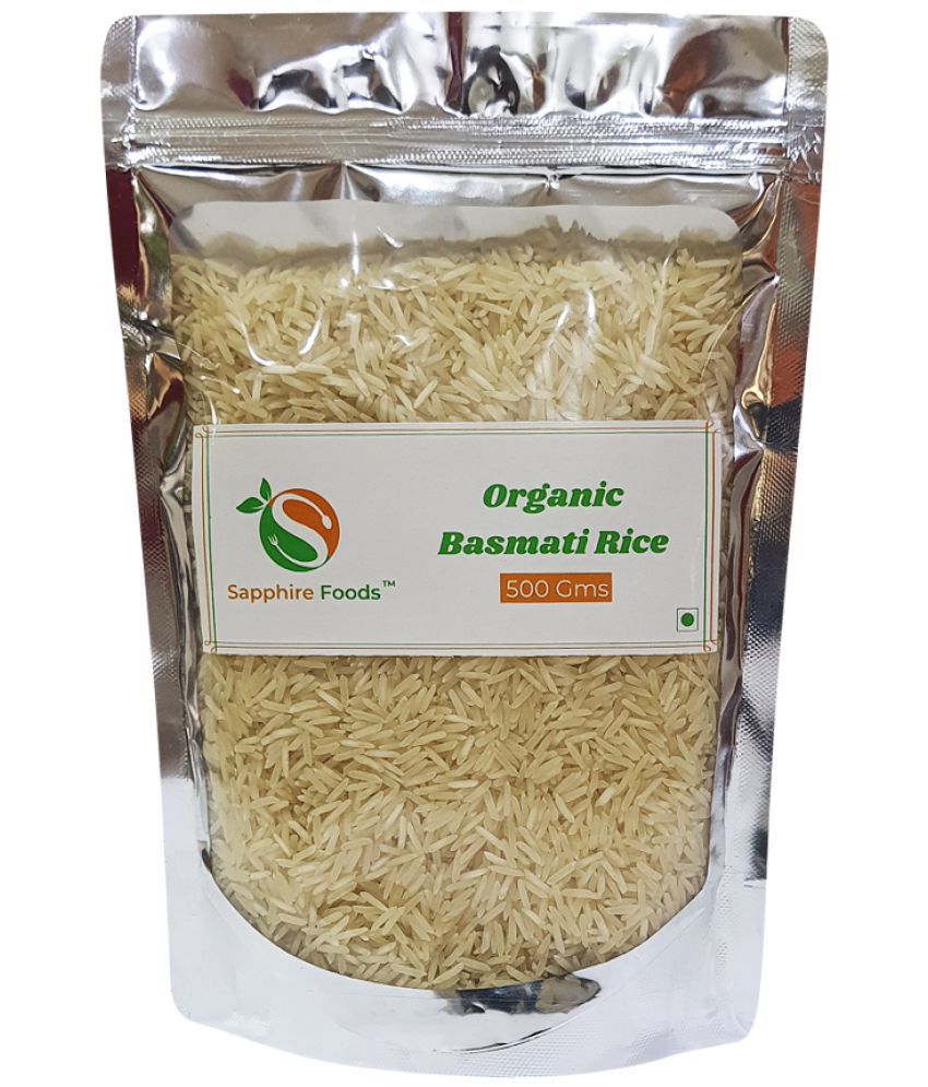 Sapphire Foods Polished Basmati Rice 500 gm