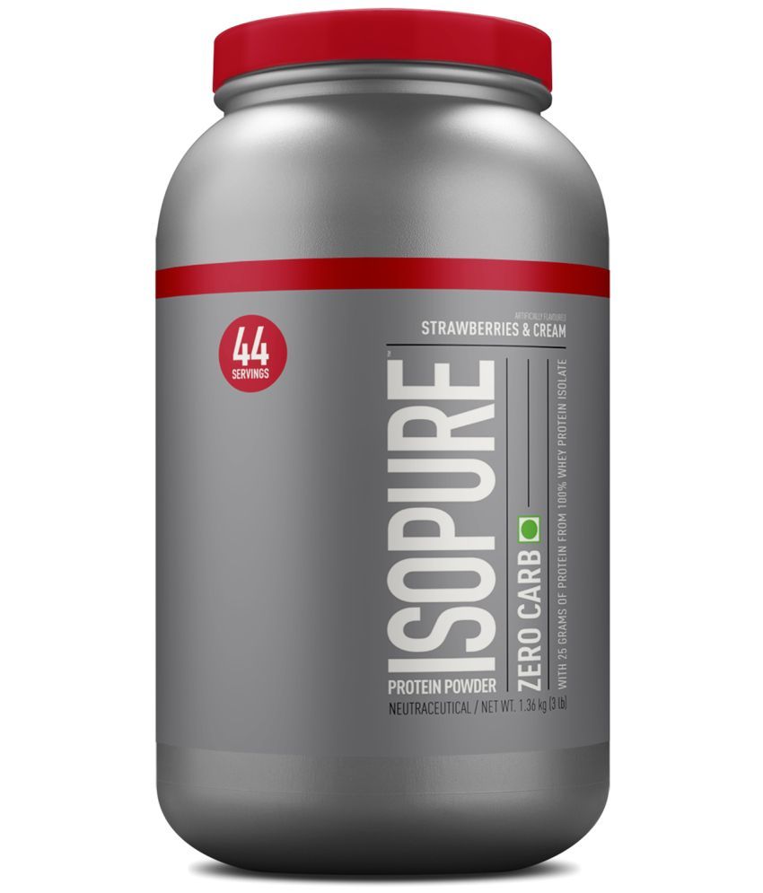 Isopure Zero Carb 100 Whey Protein Isolate Powder 3 lbs, 1.36 kg