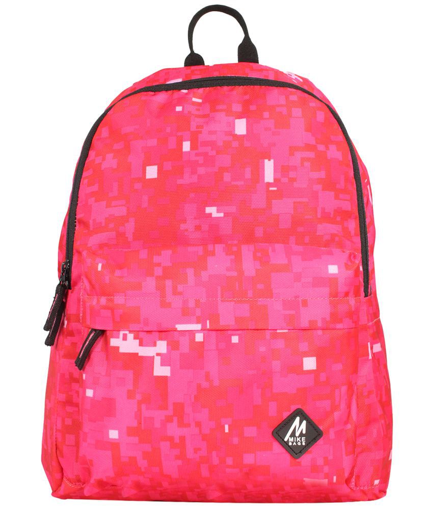     			mikebags 10 Ltrs Pink Backpack