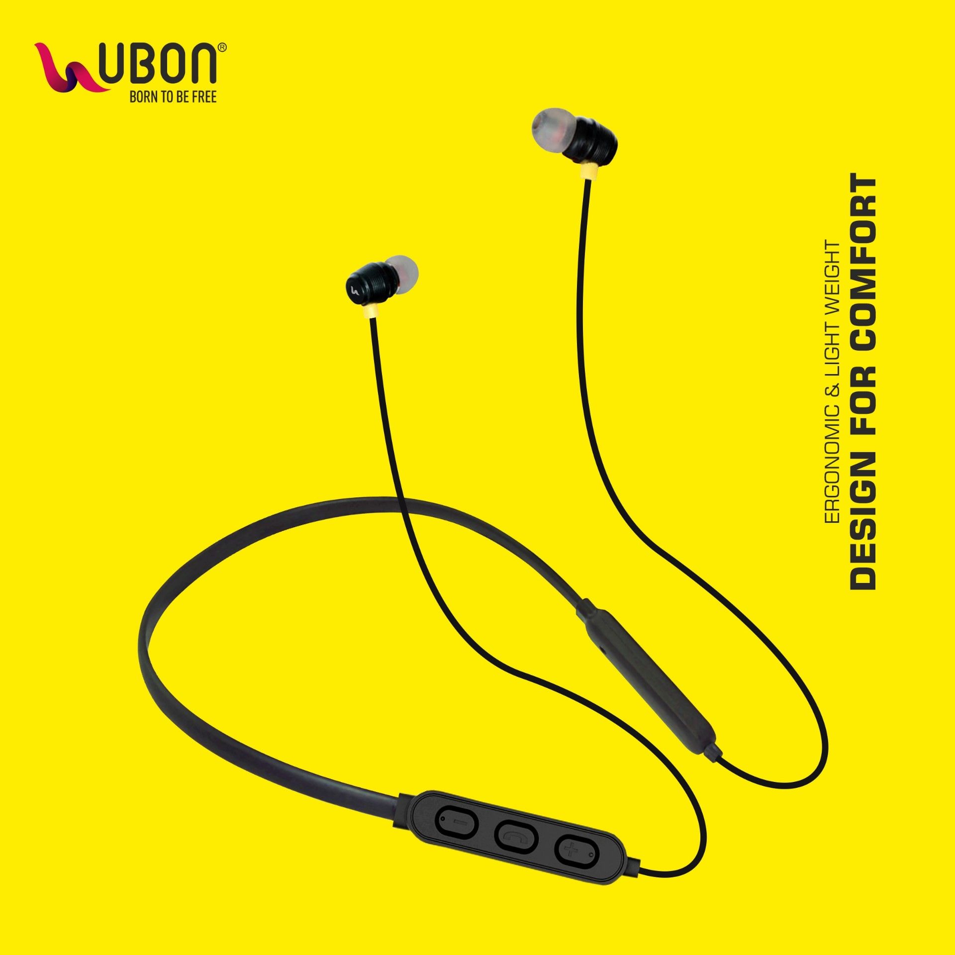     			UBON 4PRO 16HOURS PLAYTIME IPX4 4D BASS SPORT Bluetooth Headphone/Bluetooth Earphone/Magnetic Bluetooth Neckband Headset