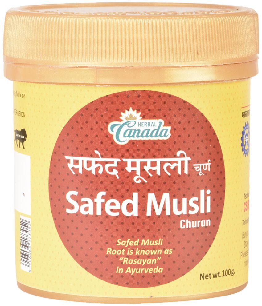 Herbal Canada Safed Musli Churan Powder 100 Gm Buy Herbal Canada Safed 