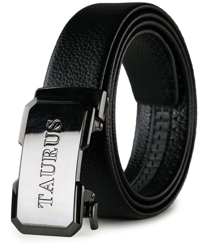     			Loopa Black PU Casual Belt Pack of 1