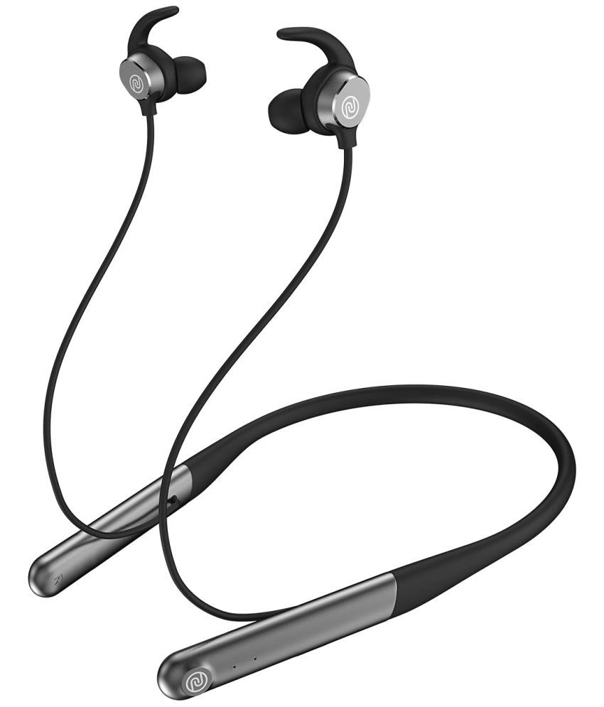 Noise Flair Neckband Wireless With Mic Headphones/Earphones Black