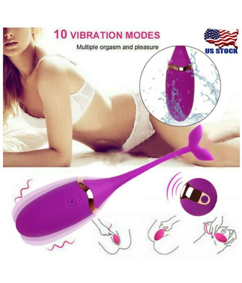     			Vibrating Fish Shaped Egg With Wireless Remote Control & USB Charging G-SP*OT & Clitoris vibrator Sex Toy Wom*en-CRAZYNYT