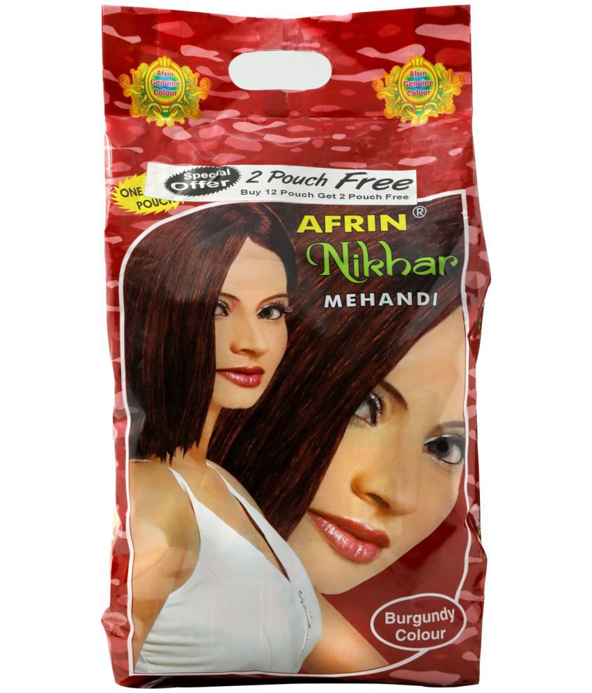Afrin Burgundy Nikhar Mehandi Henna 1 kg: Buy Afrin Burgundy Nikhar Mehandi  Henna 1 kg at Best Prices in India - Snapdeal