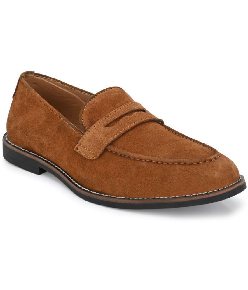     			Big Fox Tan Loafers