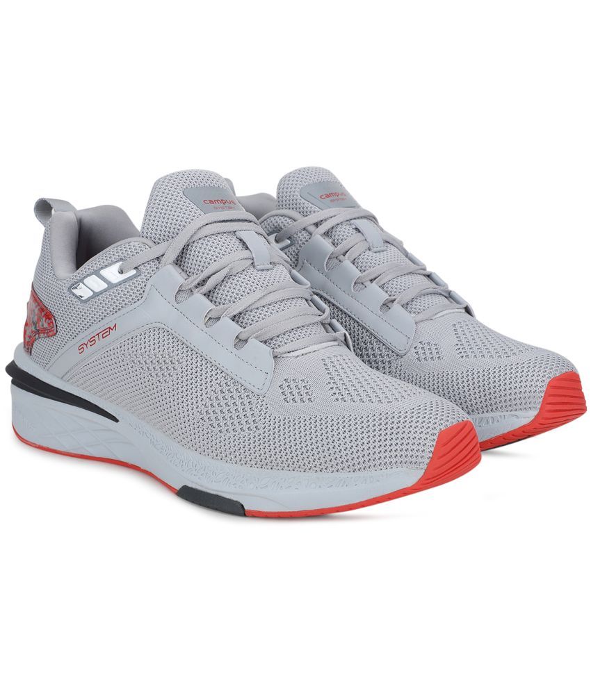     			Campus NARCOS Grey Men's Sports Running Shoes