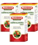 Baidyanath Ashwagandha Tablet 60 no.s Pack of 3