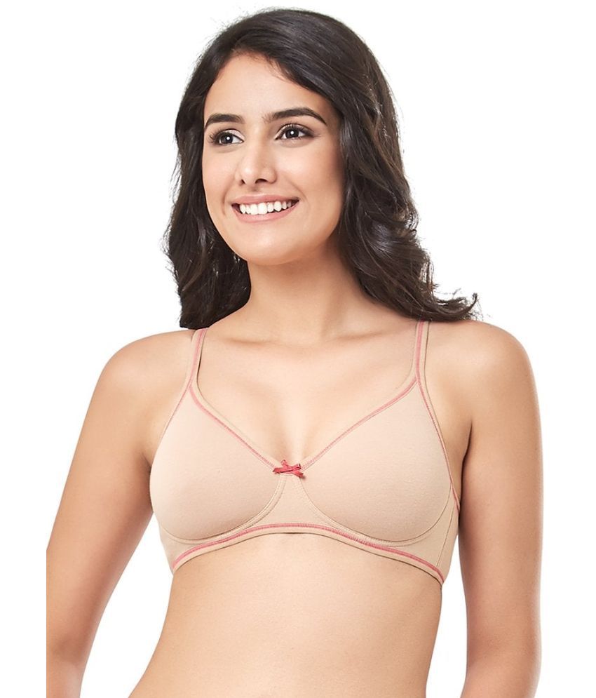     			Everyde by Amante Cotton Seamless Bra - Beige Single