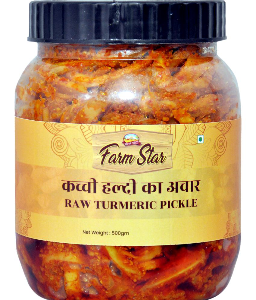     			Farm Star Raw Turmeric Pickle (Kachi Haldi ka Achar) Pickle 500 g