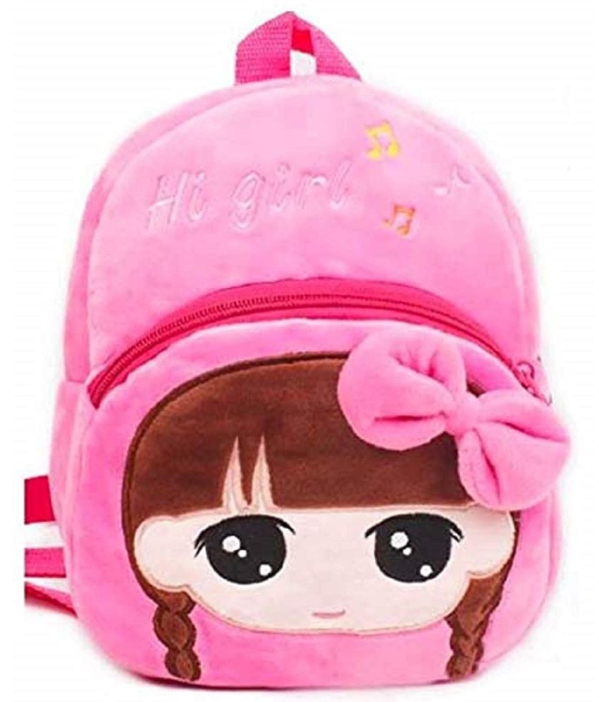     			HeCe Toys 5 Ltrs Pink School Bag for Boys & Girls