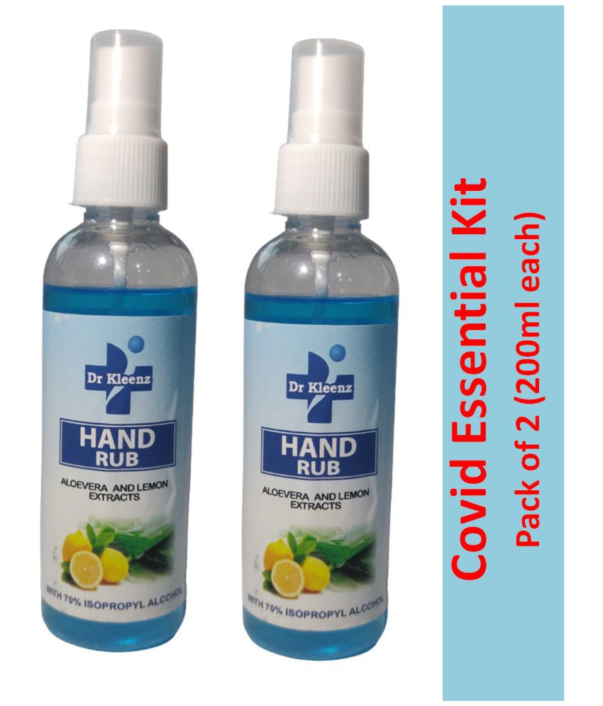     			Dr Kleenz Hand Rub Hand Sanitizer 400 mL Pack of 2