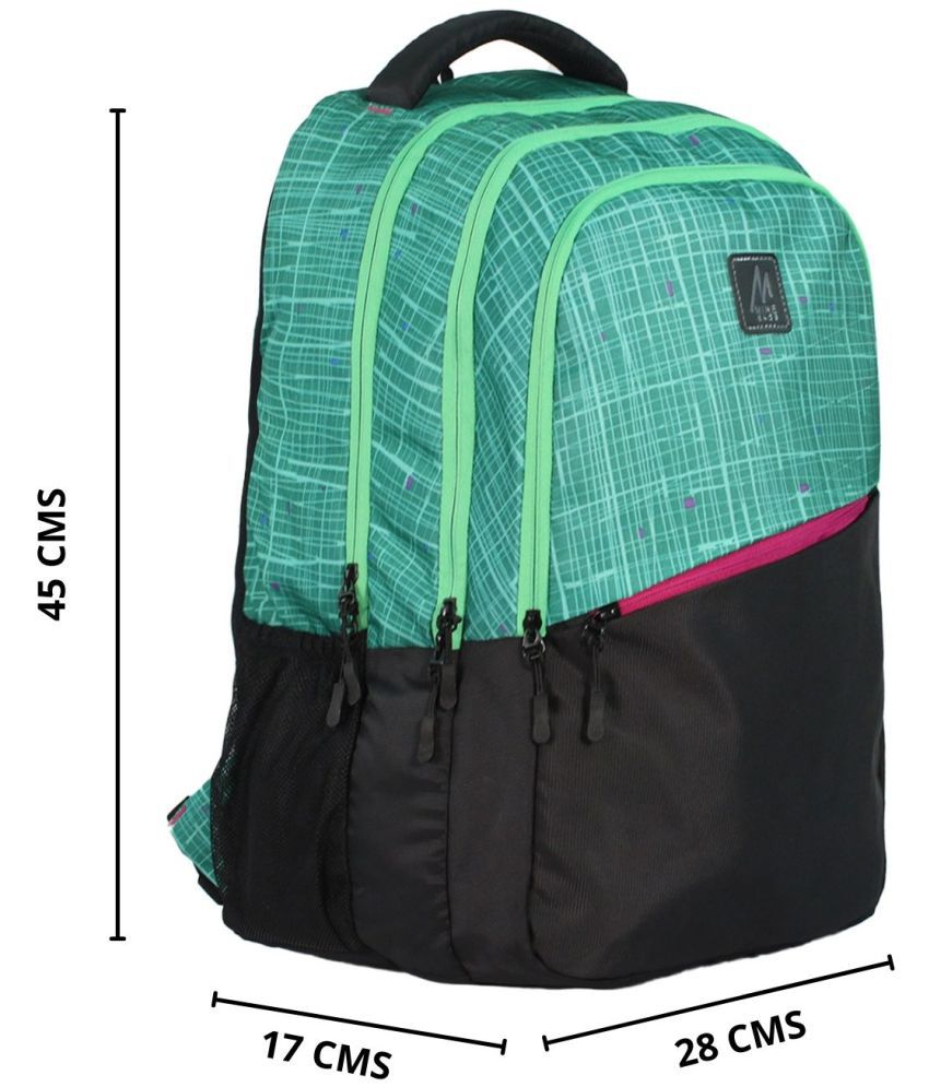    			mikebags 30 Ltrs Green Backpack