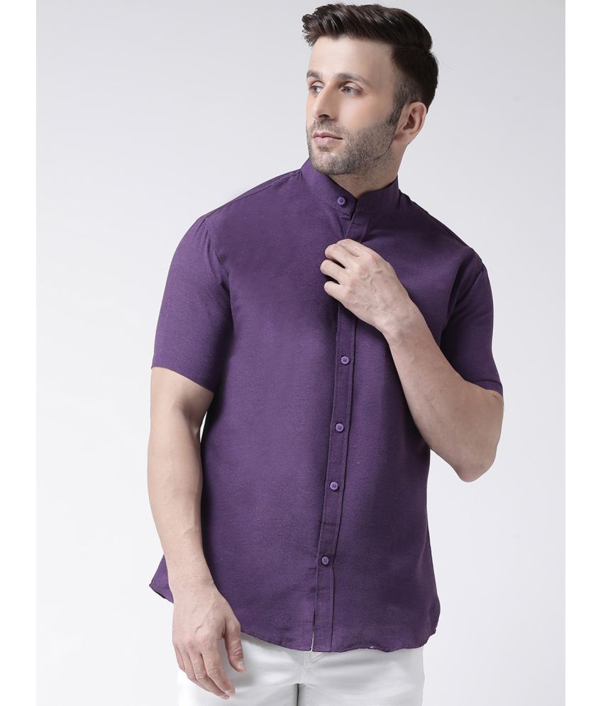     			RIAG 100 Percent Cotton Purple Shirt