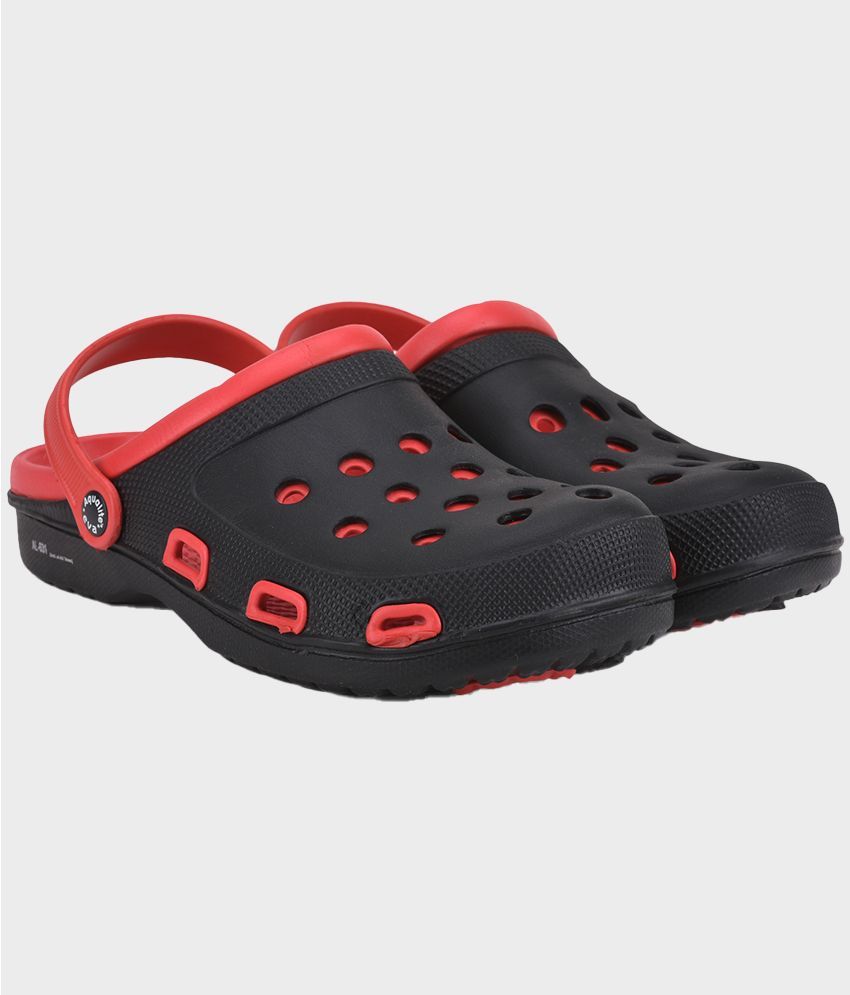 Buy Aqualite - Black Men's Clogs Online 