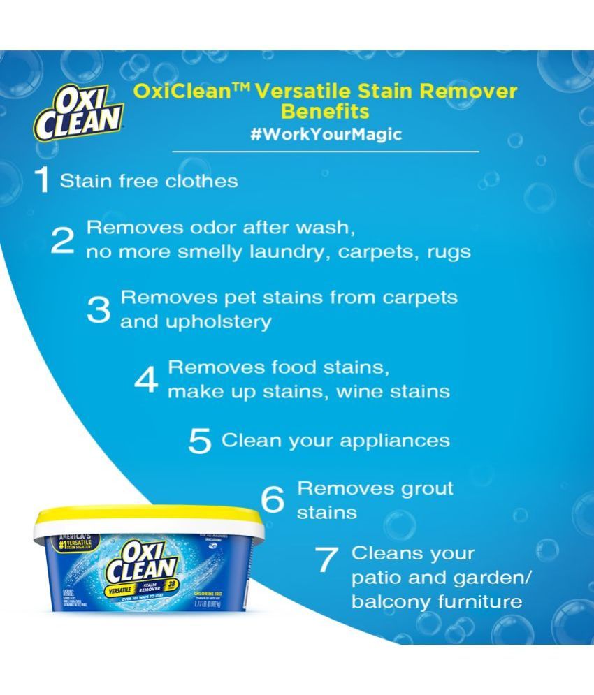Oxi Clean Versatile Colour Safe Stain Remover Powder 800 g Buy Oxi