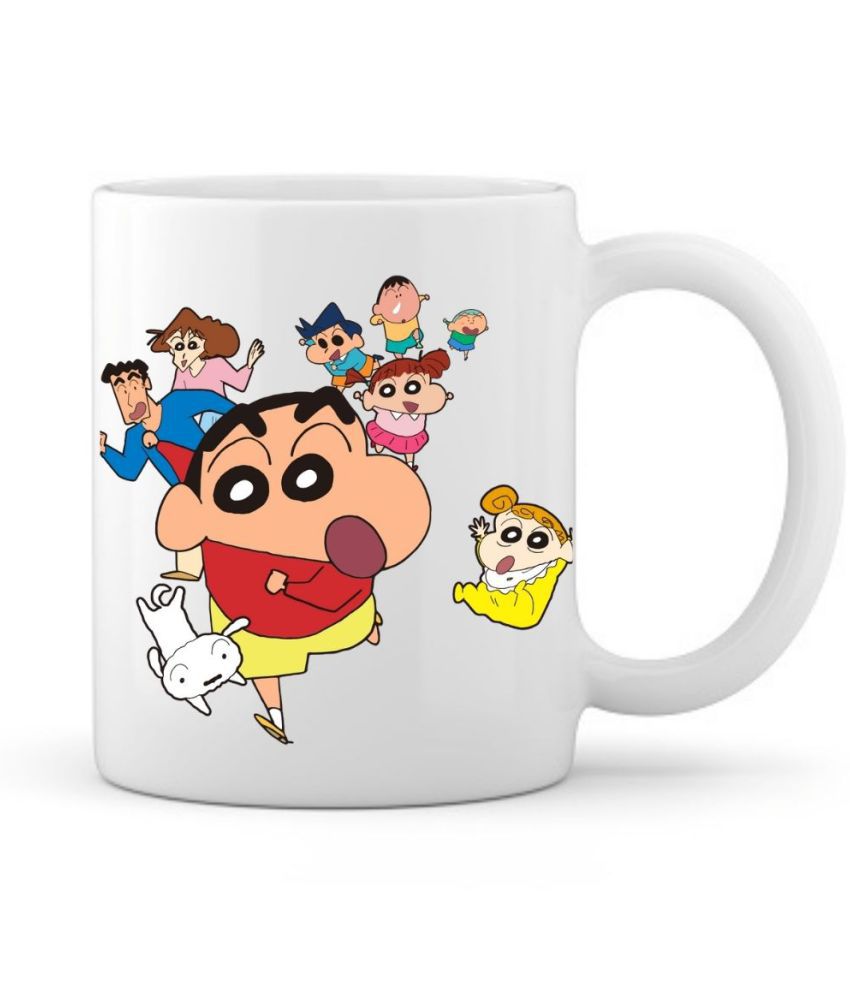     			thrifkart Shinchan Cartoon Mug Ceramic Coffee Mug 1 Pcs 350 mL