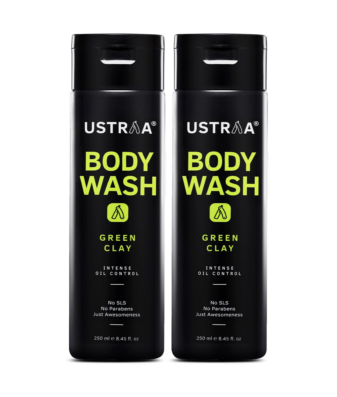     			Ustraa Body Wash-Green Clay - 200 ml (Pack of 2)