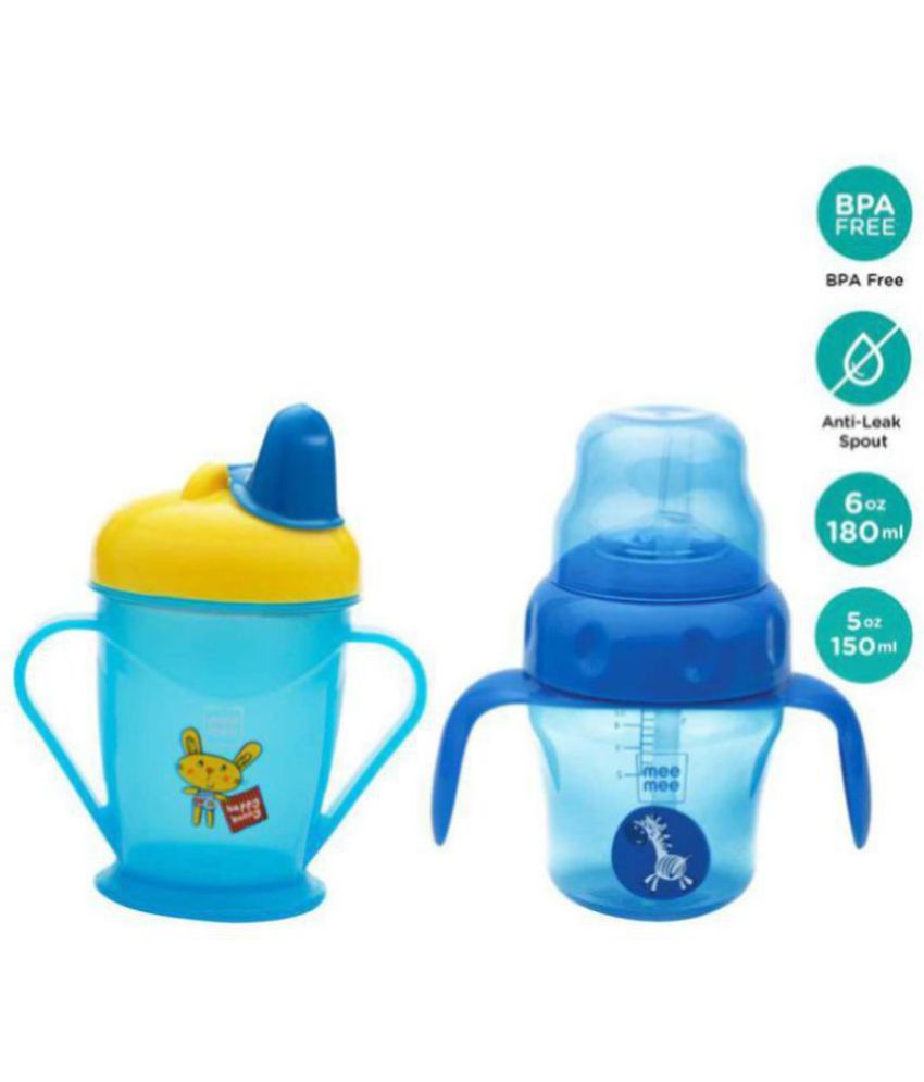     			Mee Mee Blue Plastic Spout Sippers