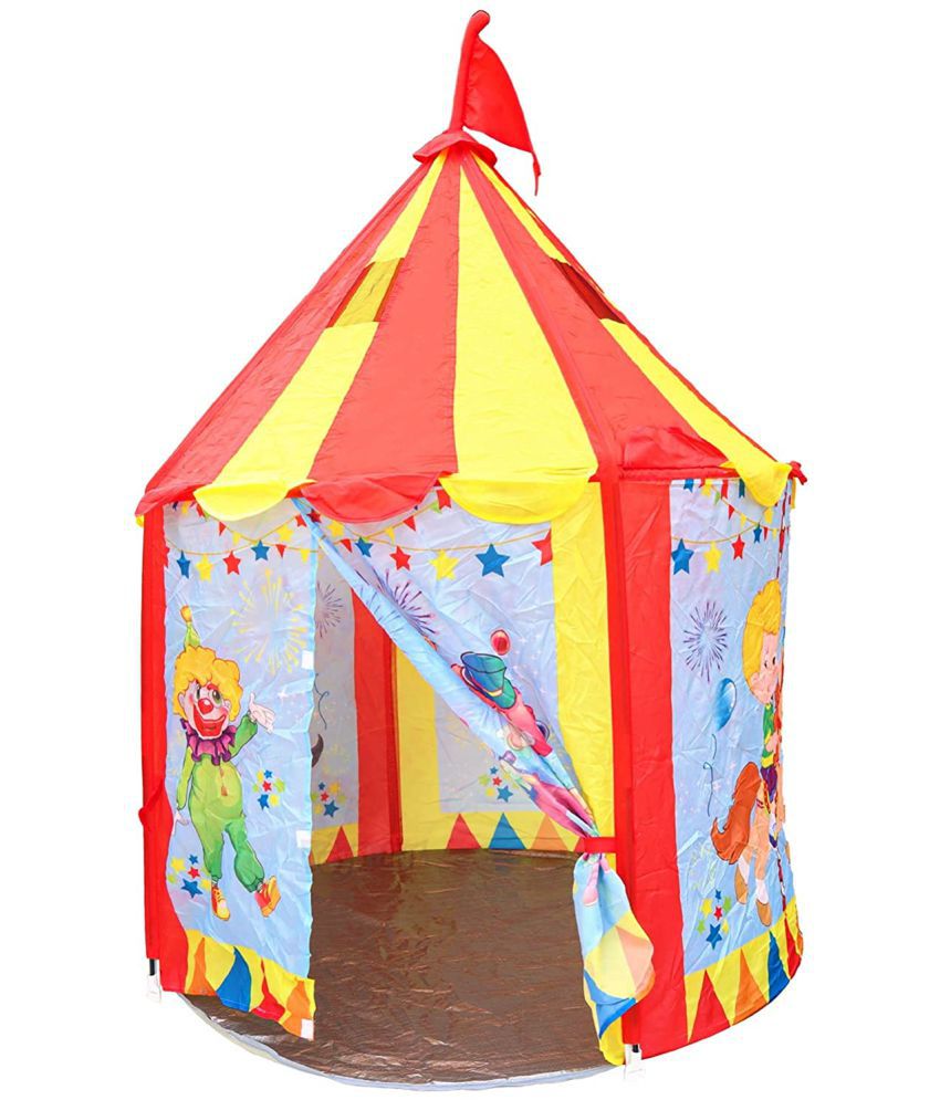 toyshine circus kids tent house, play tent for girls and boys- Multi color
