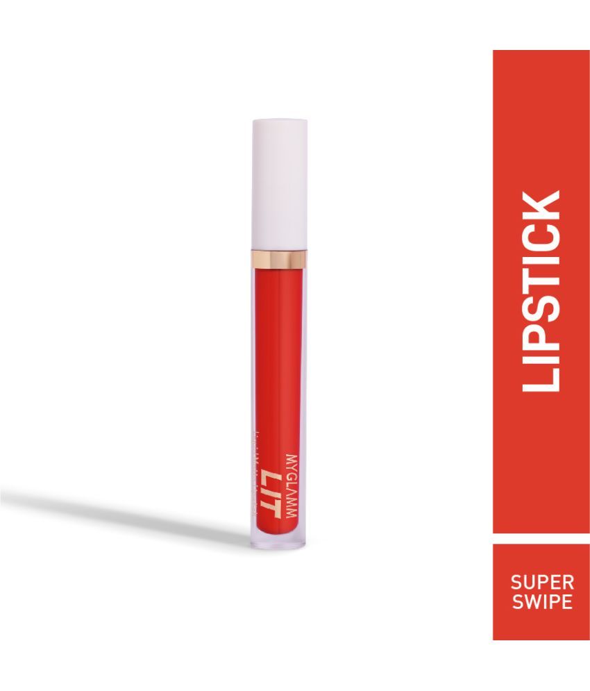     			MyGlamm LIT Liquid Matte Lipstick-Super Swipe-3ml