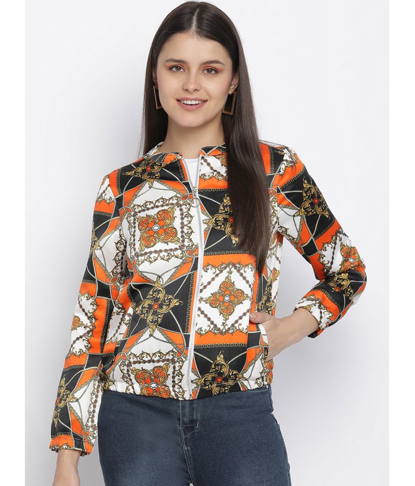Oxolloxo Polyester Multi Color Bomber Jackets Single