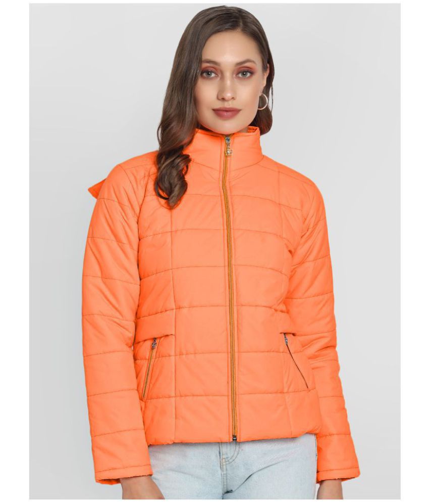 The Dry State Polyester Orange Puffer Single