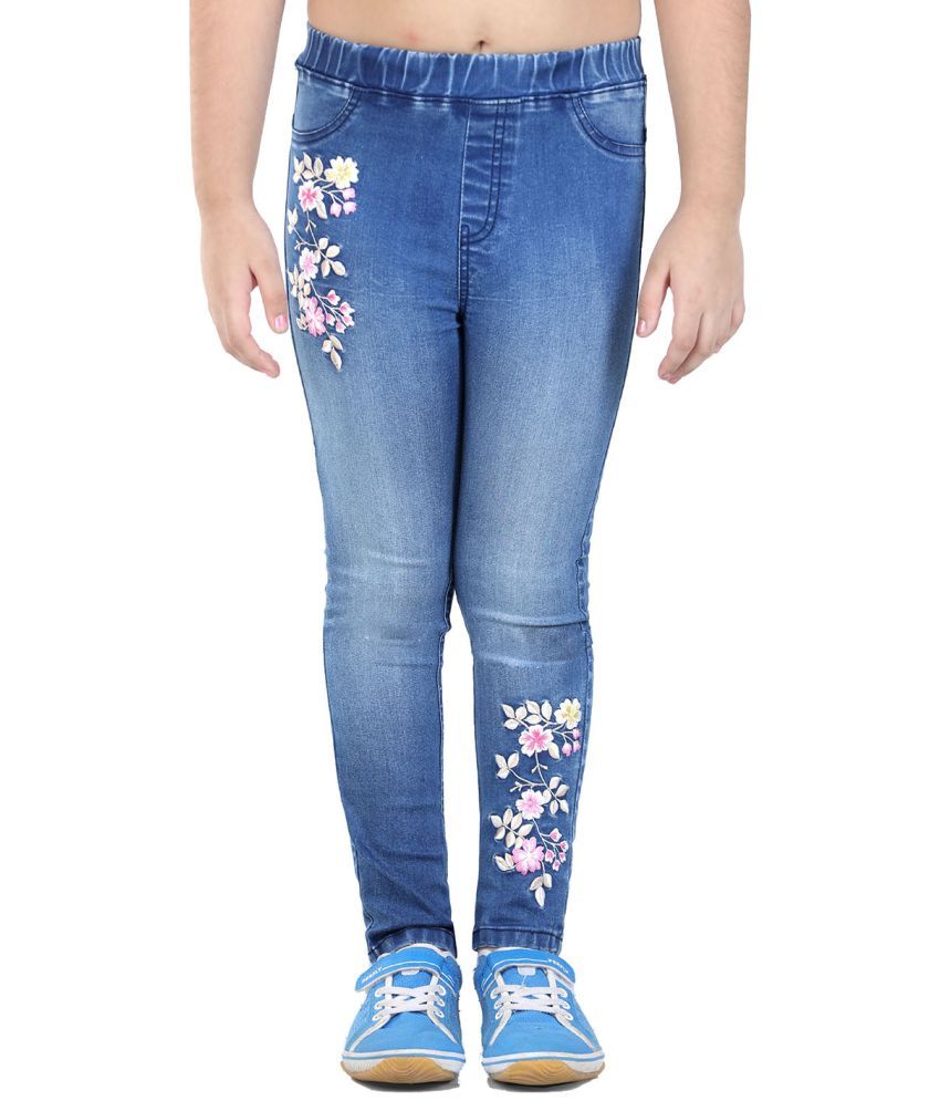 Naughty Ninos Girls Floral Emboidered 