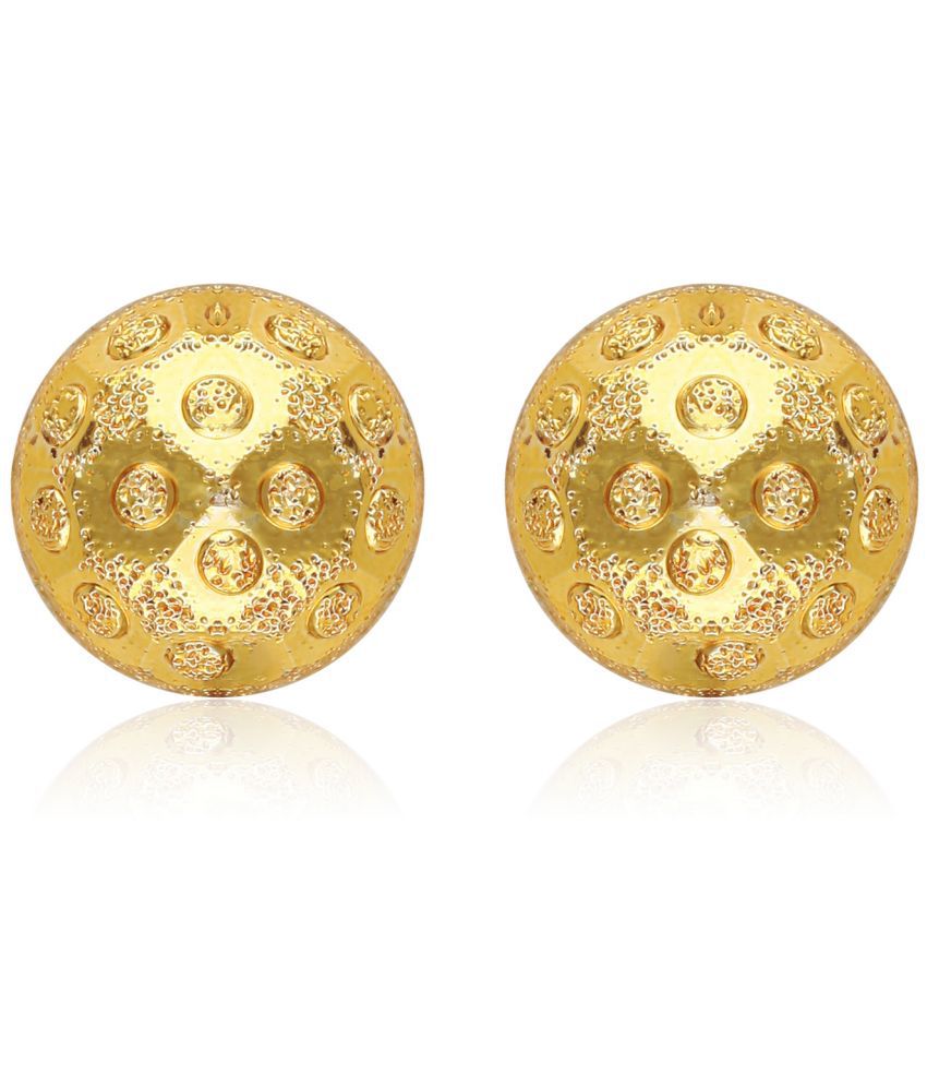     			Vighnaharta Allure Beautiful Earrings Feminine Glittering Gold Plated Screw back stud earring for Women and Girls VFJ1497ERG