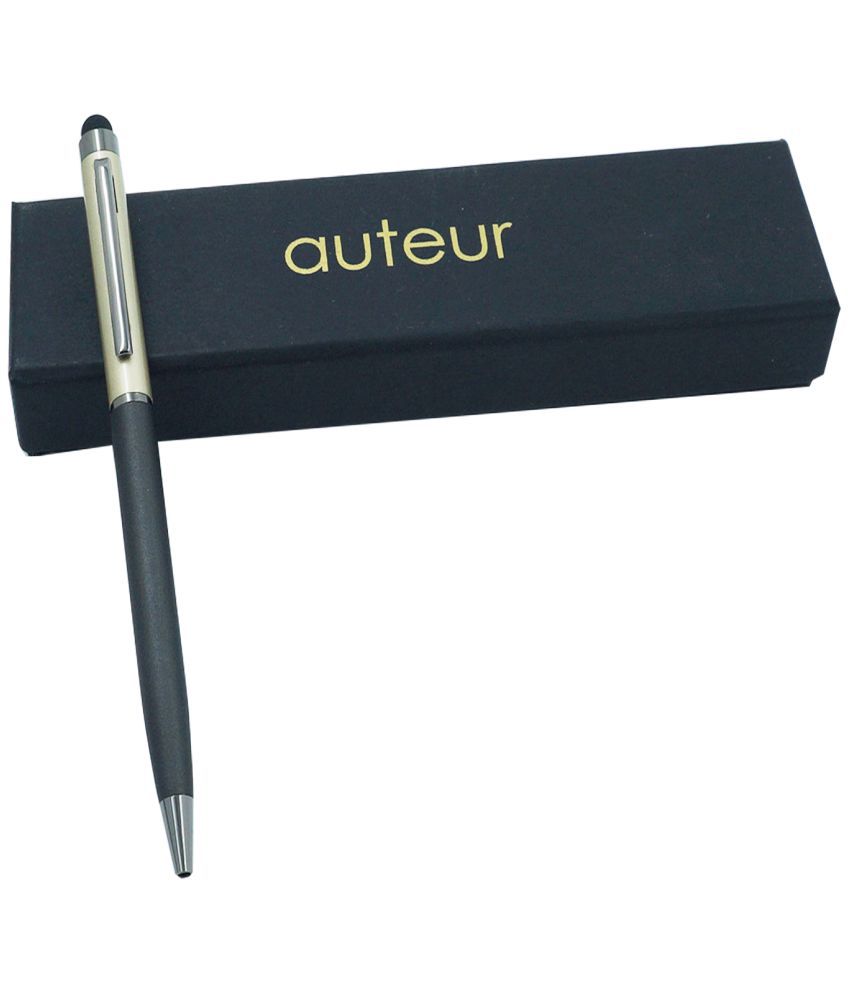     			auteur Hera Black Color , Twist Mechanism , Metal Body Blue Ink Refill With Stylus For Capacitive Touch Screen Ball Pen .