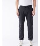 Gritstones Grey Cotton Blend Solid Trackpants Single