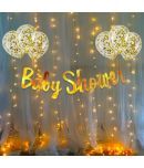 Party Propz Baby Shower Decoration Combo Kit With Fairy Led Light Set 10Pcs For Gender Reveal Party Decoration