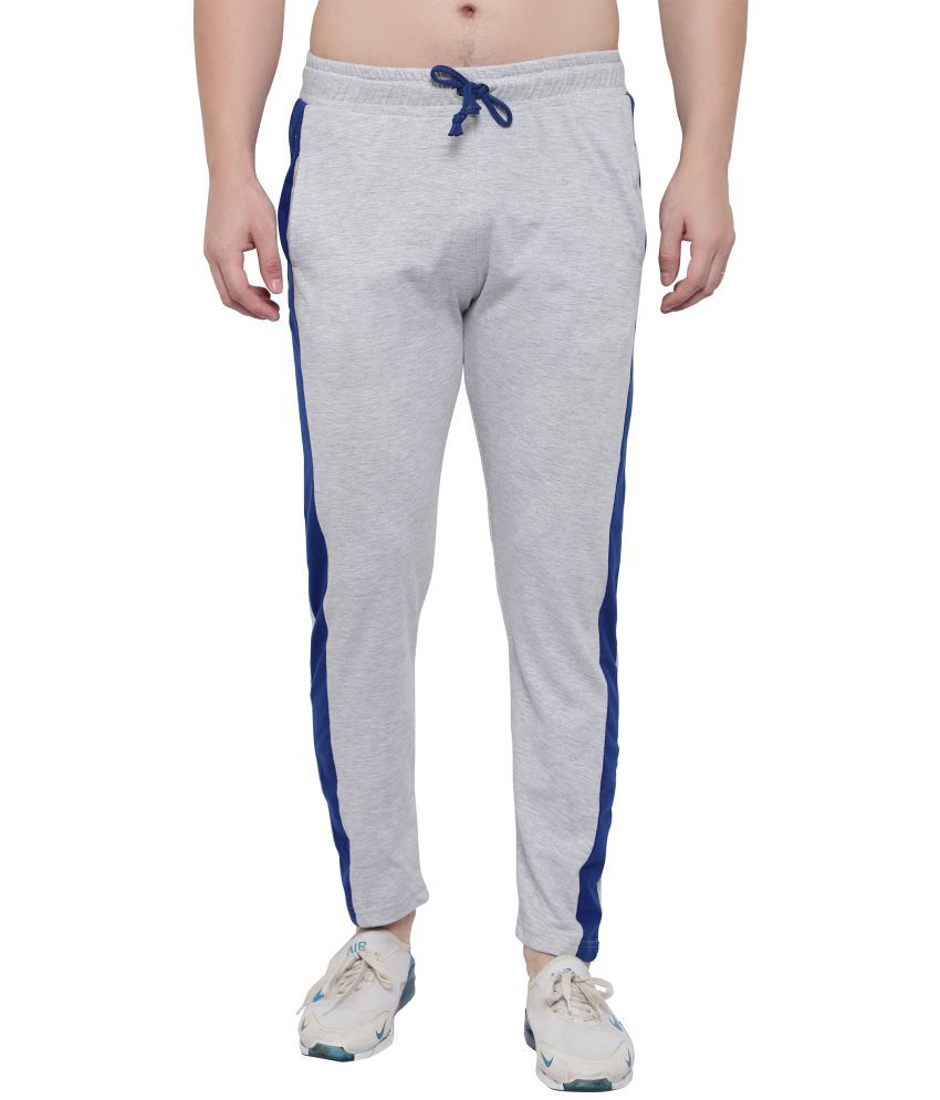     			Diaz - Light Grey Cotton Men's Sports Trackpants ( Pack of 1 )