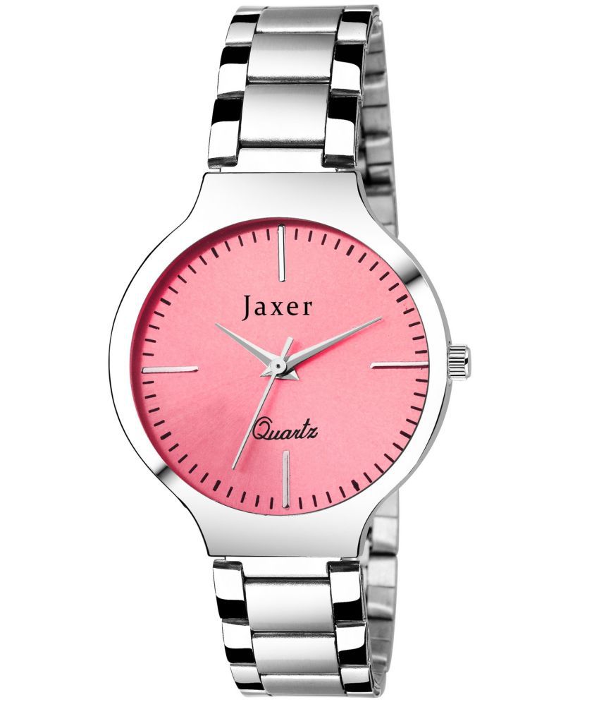 Jaxer - Silver Stainless Steel Analog Womens Watch